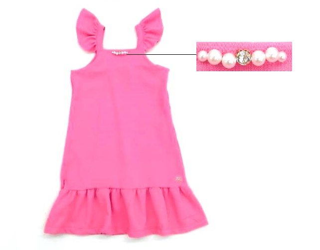 Vestido Ftk Inf Reg Jacquard
