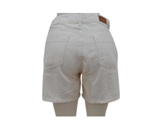 Short Vivlon Adulto Feminina Linho