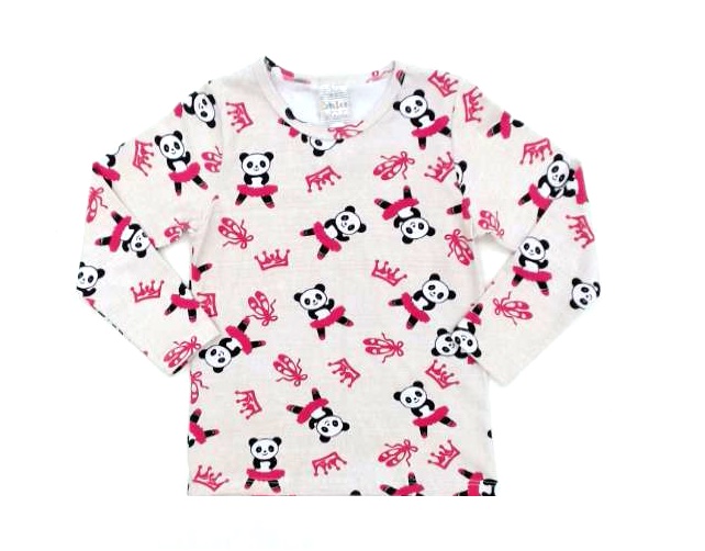 Blusa Catolele Inf Fem M/l Cotton Estamp