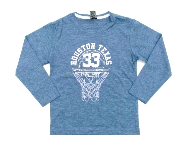 Camiseta Desayner Inf Masc M/l Malha Rajada