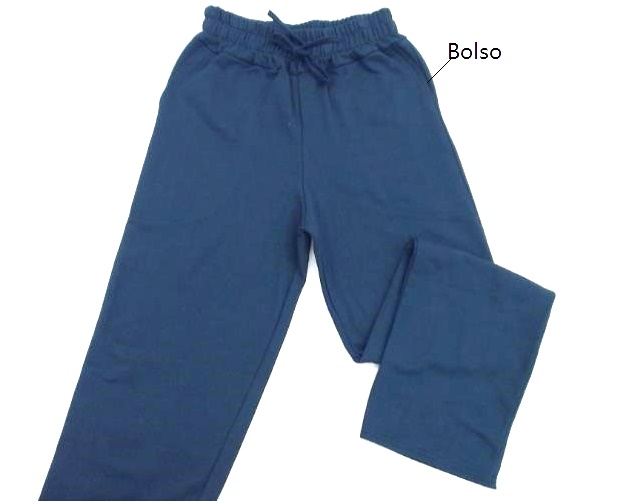 Calça Sangos Ad Fem Mol Wide Leg 2bolsos