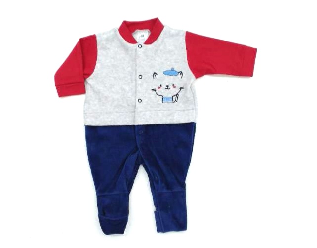Macacão Bloomys Bebe Masc Lgo Plush Pé Reversível