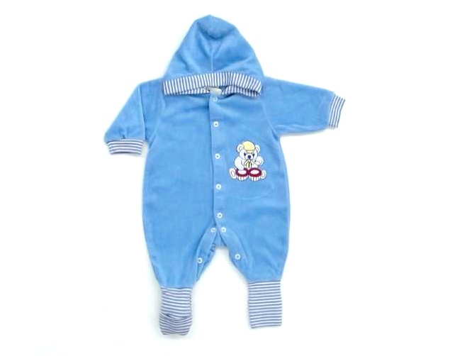 Macacão Bloomys Bebe Masc Lgo Plush Capuz