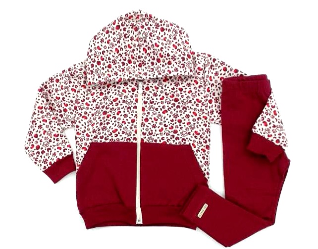 Conjunto Jidi Primeiros Passos Moletom Capuz Legging