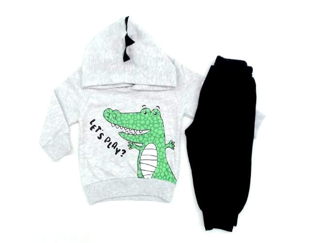 Conjunto Wkids Bebe Masc Mol Capuz