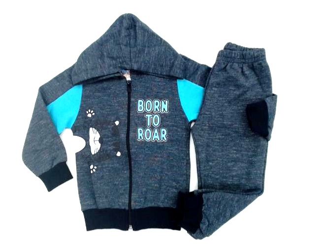 Conjunto Wkids P.passos Masc Mol Capuz