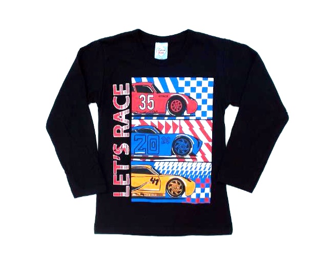 Camiseta Fashionkids Inf Masc M/l Malha