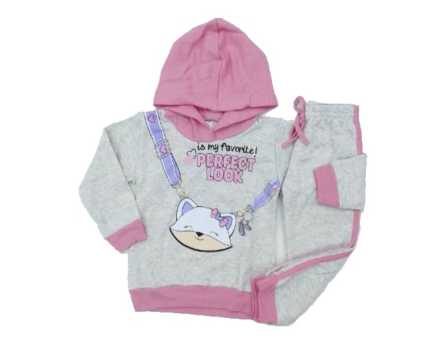 Conjunto Fashionk Primeiros Passos Moletom Capuz