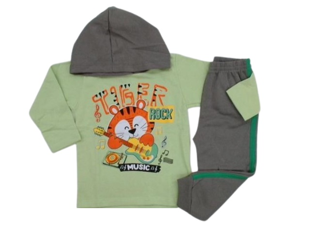 Conjunto Fashionk Primeiros Passos  Moletom Capuz