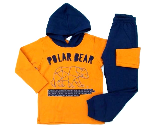 Conjunto Fashionkids Inf Masc Mol Capuz
