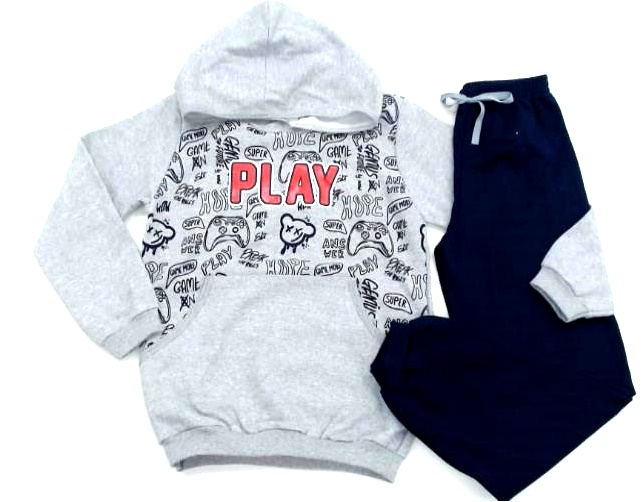 Conjunto Pituki Juv Masc Mol Capuz