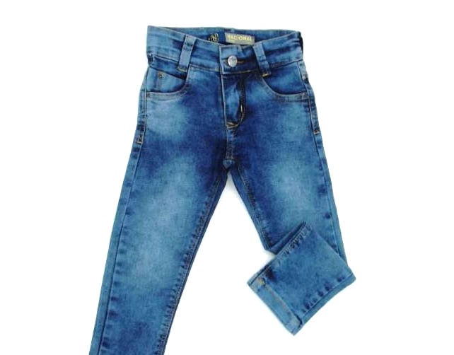 Calça Nacional Primeiros Passos  Jeans Lycra