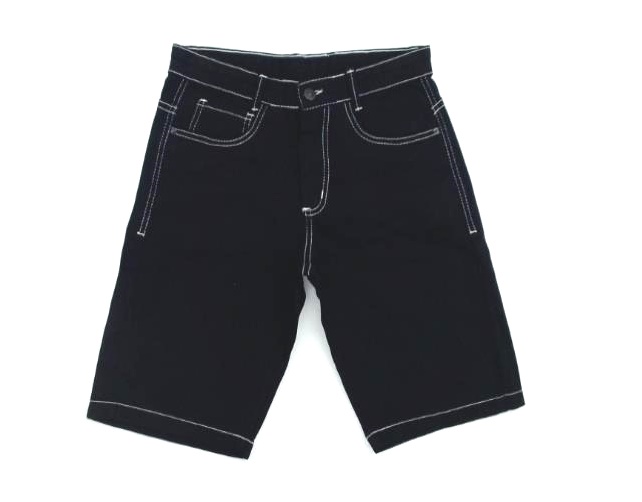 Bermuda V10 Juv Masc Sarja Black Lycra