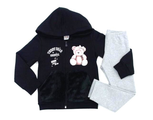 Conjunto Docefolia Primeiros Passos  Moletom Capuz Legging