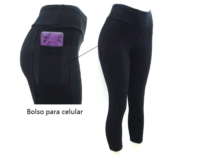 Capri Kairoz Ad Fem Poliéster 2bolsos Laterais