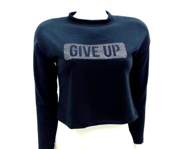 Blusa Popway Ad Fem M/l Molecotton Cropped
