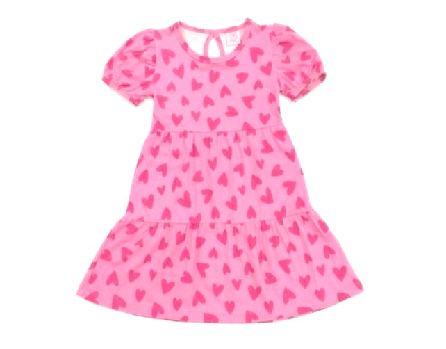 Vestido Rosebaby P.passos M/c Malha Coração