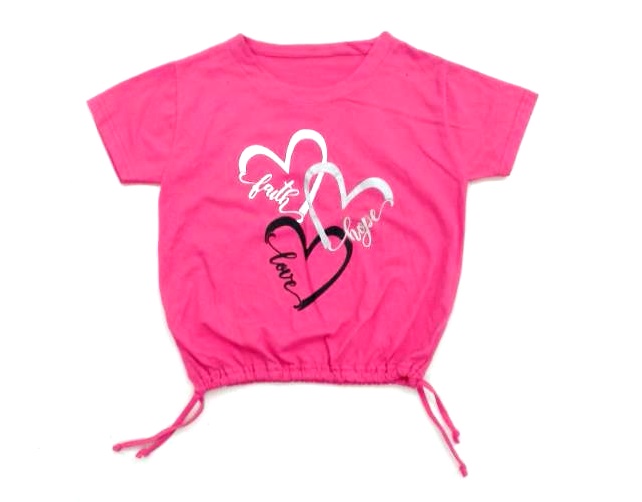 Blusa Carammelo Juv Fem M/c Malha Cropped