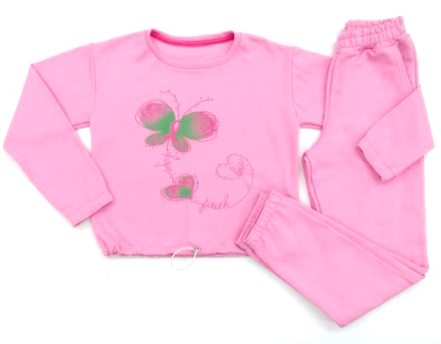 Conjunto Carammelo Juv Fem Mol Cropped Calça