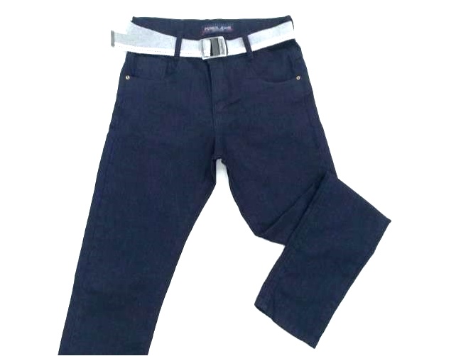 Calça Perbol Juv Masc Jeans Lycra Cinto