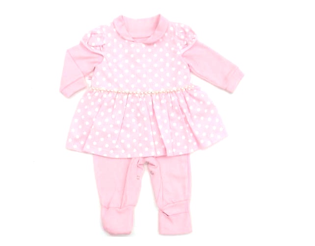 Macacão Lamayara Bebe Fem Lgo Malha Canel Vestido