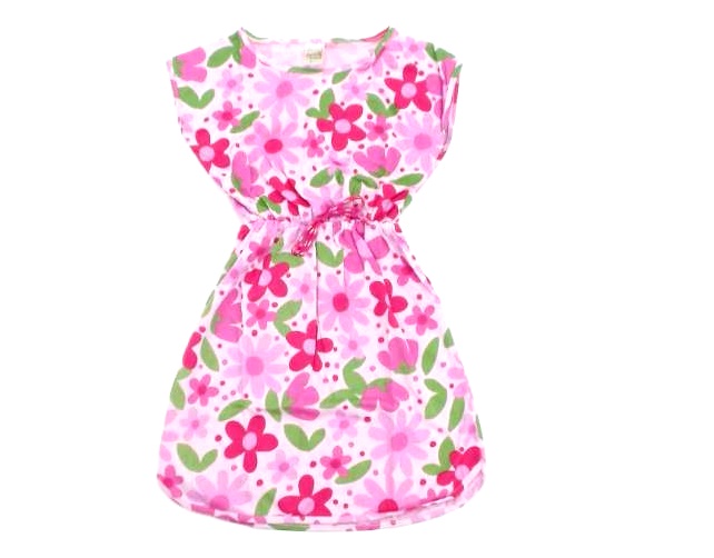 Vestido Jeitodoce Inf Mga Jap Malha Estamp
