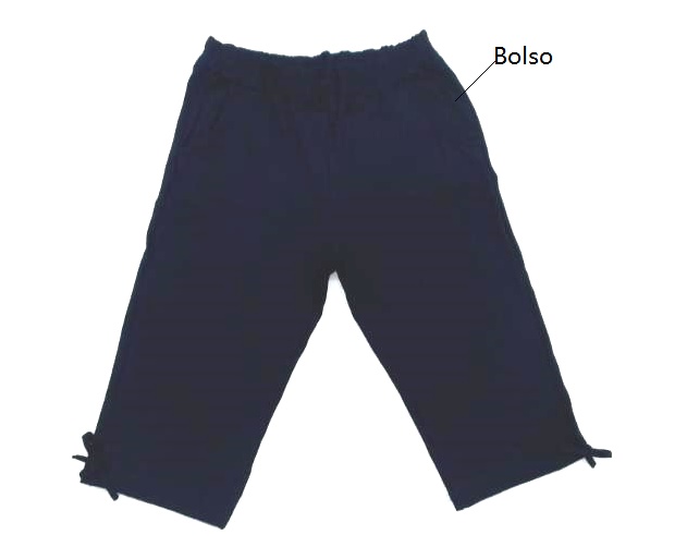 Bermuda Exportline Ad Exg Fem Viscol 2bolsos