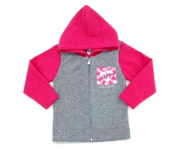 Jaqueta Indiababy P.passos Fem Bouclé Capuz