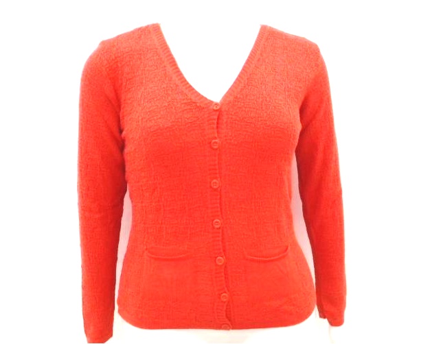 Cardigan Oliveira Ad Exg Fem Lã/acril 2bolsos