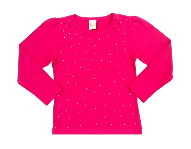Blusa Minimundo Juv Fem M/l Cotton Strass