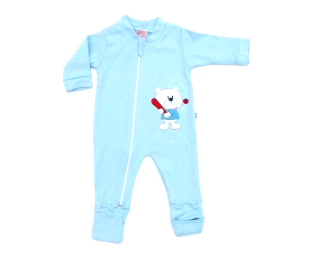 Macacão Sevenbaby Bebe Masc Lgo Suedine Zíper