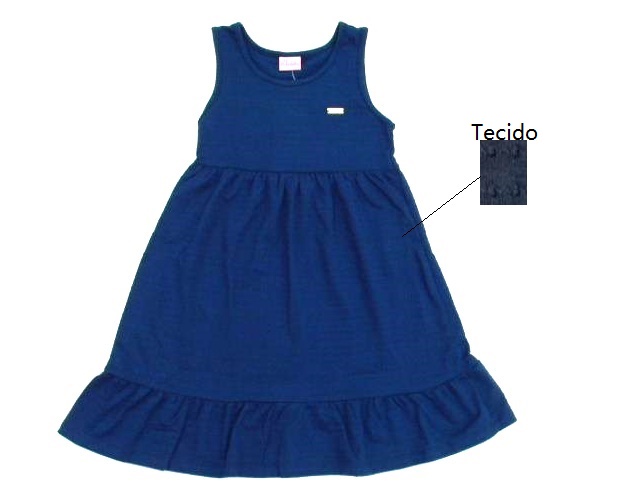 Vestido Duduka Inf Reg Malha Ana Bola