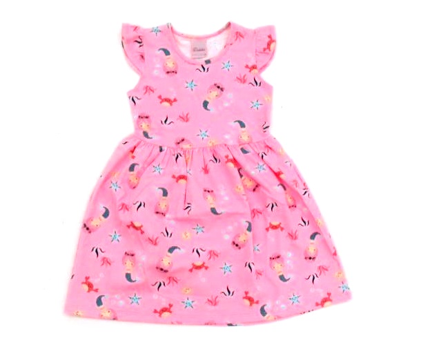 Vestido Duduka Inf Mga Jap Cotton Estamp