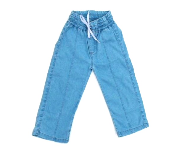 Calça Pty P.passos Fem Jeans Lycra Wide Leg