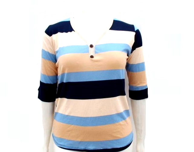 Blusa Armando Ad Exg Fem Mga 3/4 Viscol List