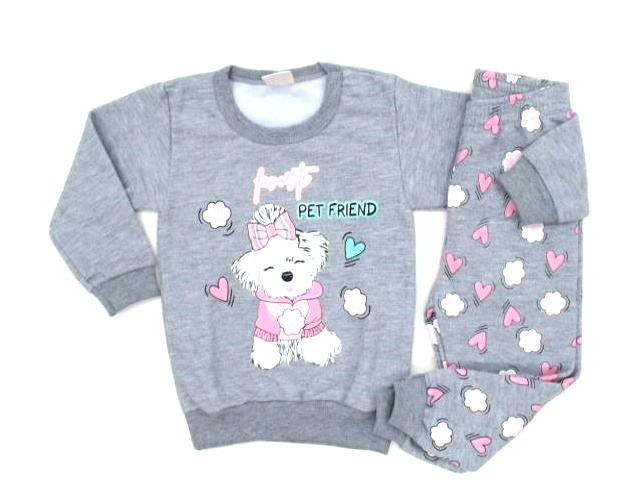 Conjunto Viston Bebe Fem Mol Calça
