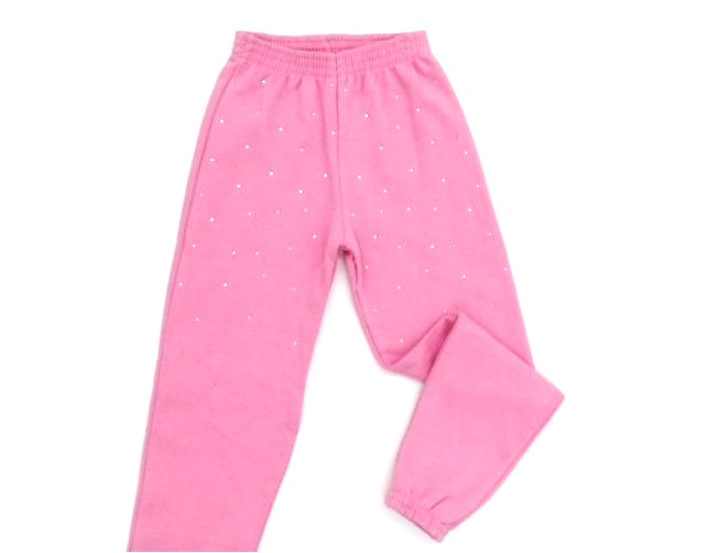 Calça Pimentinha Inf Fem Mol Strass