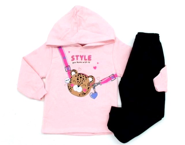 Conjunto Catolele Primeiros Passos Moletom Capuz Calça