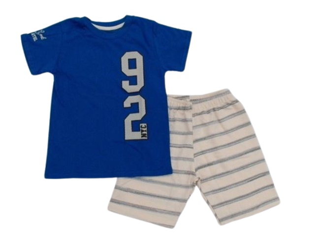 Conjunto Ninoboy Primeiros Passos Manga Curta Malha