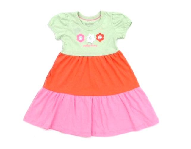 Vestido Ninachild P.passos M/c Malha