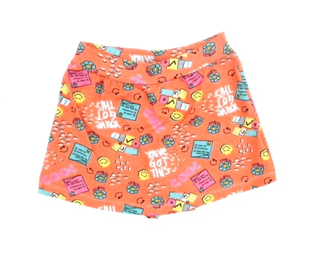 Short-saia Catolele Juv Fem Cotton Estamp