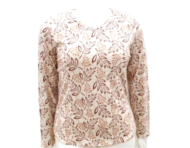Blusa Vestbem Ad Exg Fem M/l Viscol Estamp