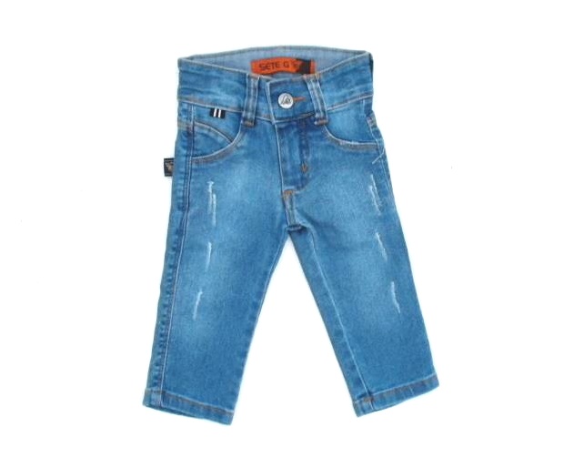 Calça 7g Bebe Masc Jeans Lycra