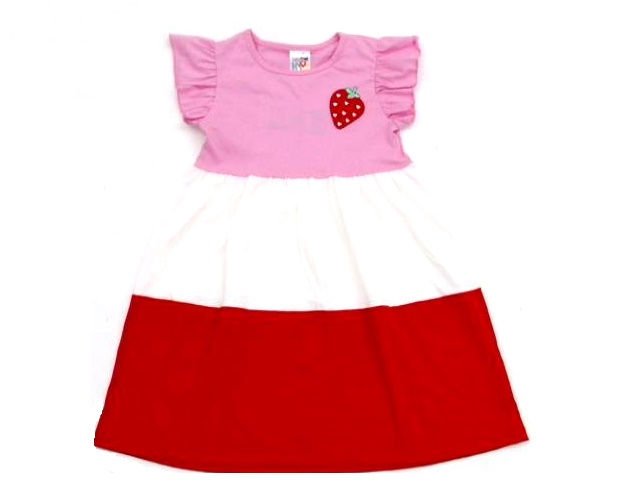 Vestido Taita Inf Mga Jap Malha