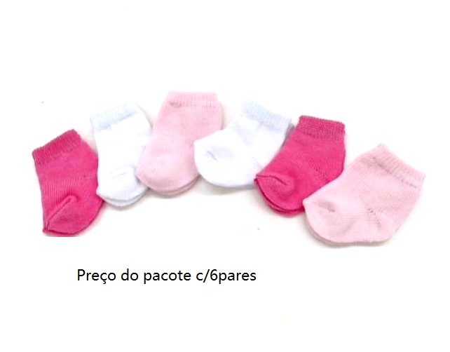 Meia You Prematuro Alg Soquete (c/6)
