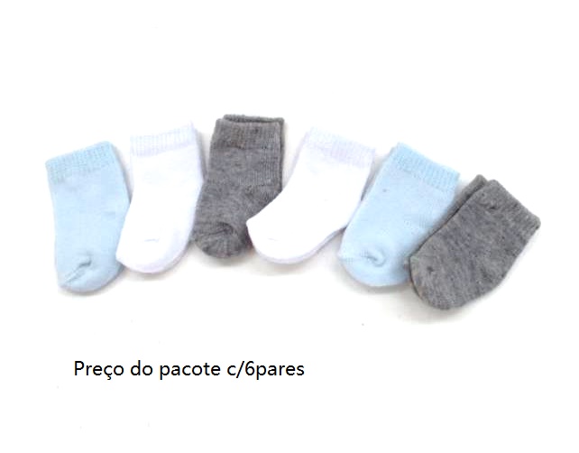 Meia You Prematuro Alg Soquete (c/6)