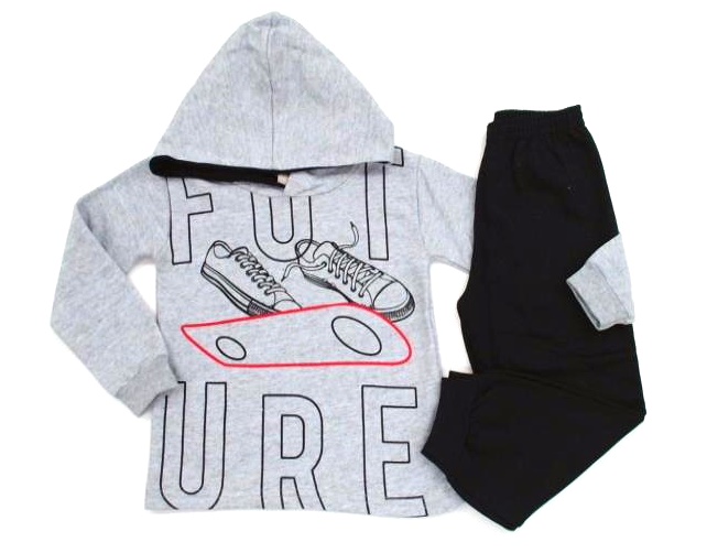 Conjunto Leb P.passos Masc Mol Capuz