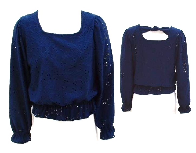 Blusa Meimar Juv Fem M/l Poli Lese Cropped