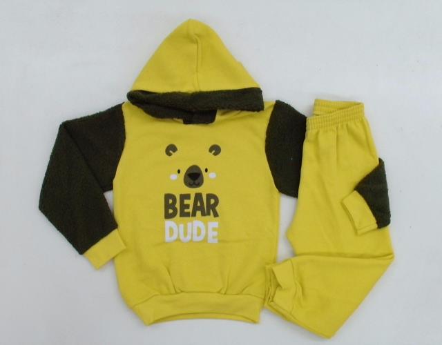 Conjunto Indiababy P.passos Masc Mol Capuz
