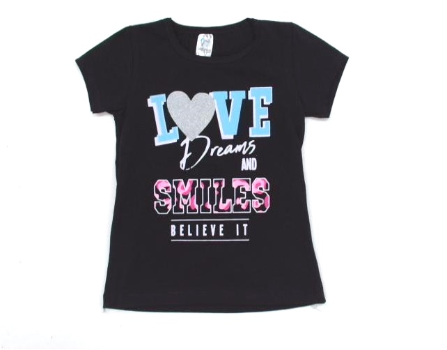 Blusa Lookinhos Inf Fem M/c Cotton